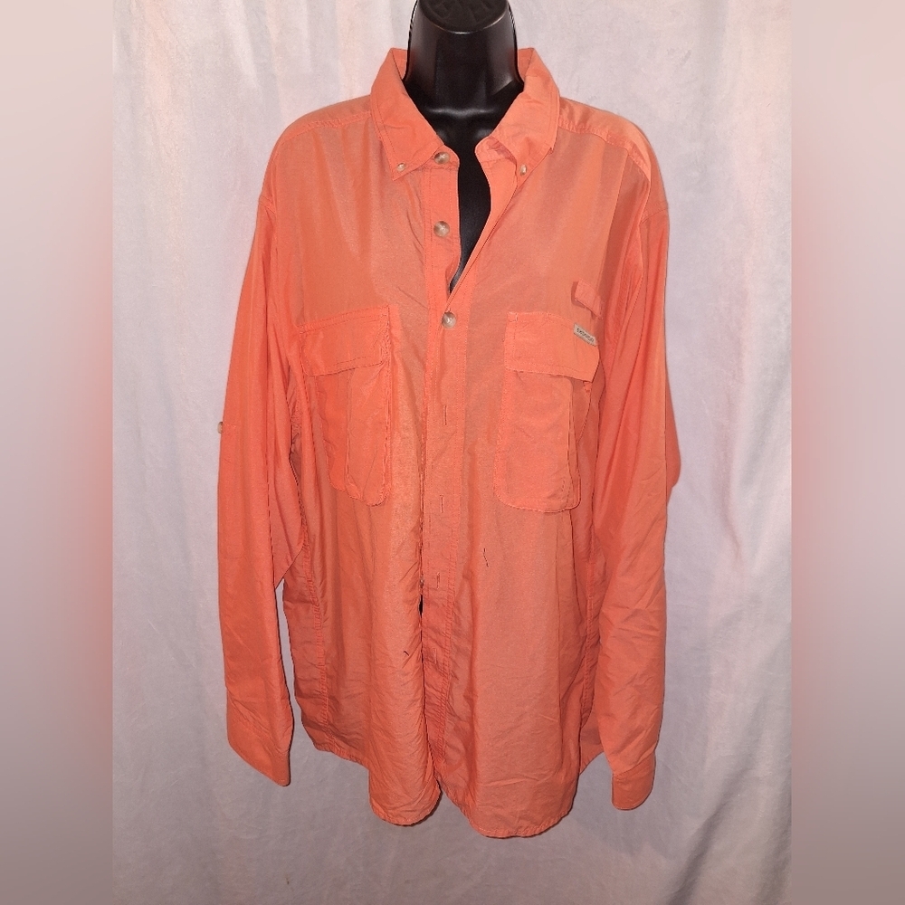 Exofficio Men's Coral Button-Up Shirt